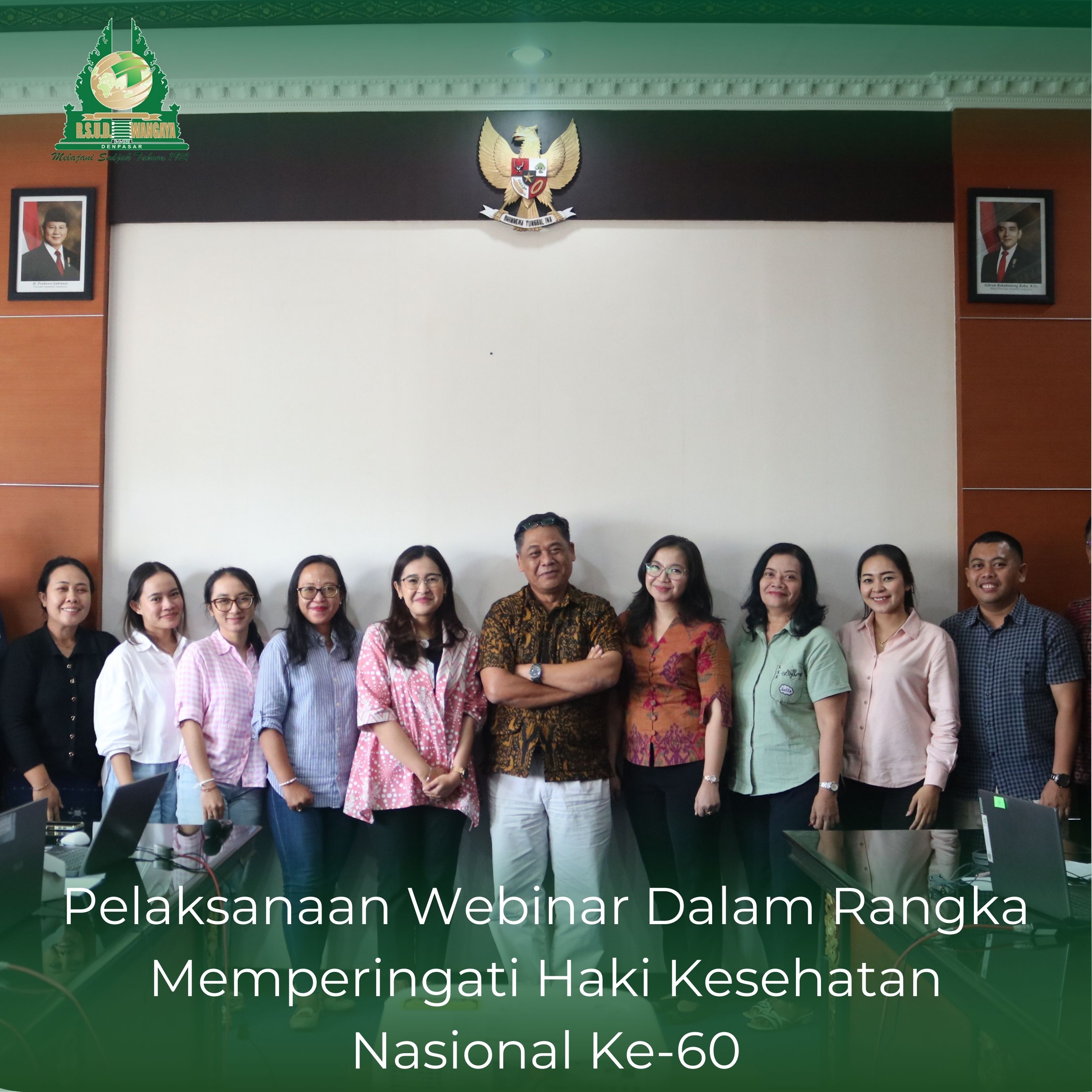 RSUD Wangaya Mengadakan webinar Gratis bertema "Gerak Bersama Mencegah dan Mengatasi Kanker"